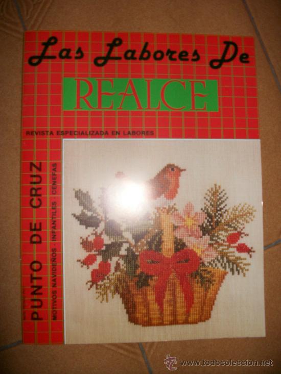 Oggetti Antichi: REVISTA REALCE PUNTO DE CRUZ - MOTIVOS NAVIDE&Ntilde;OS - INFANTILES - CENEFAS  - NUEVO