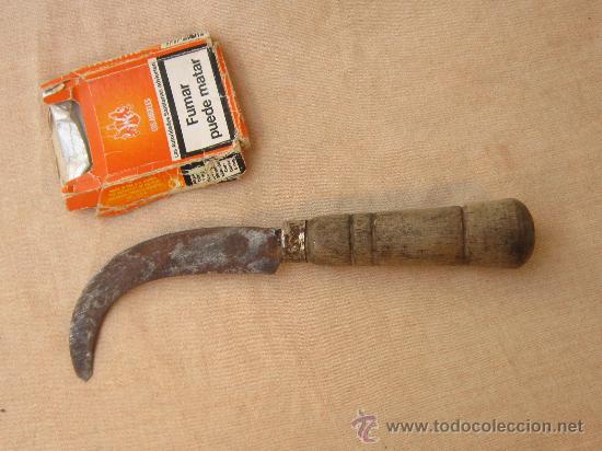 Antig&uuml;edades: ocete antiguo CON MANGO DE MADERA - Foto 1