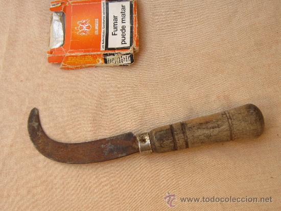 Antig&uuml;edades: ocete antiguo CON MANGO DE MADERA - Foto 4