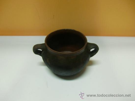 Antig&uuml;edades: Olla peque&ntilde;a de barro, antigua - Foto 2