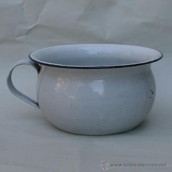 Antig&uuml;edades: Antiguo orinal esmaltado 1920 - 1930. - Foto 1