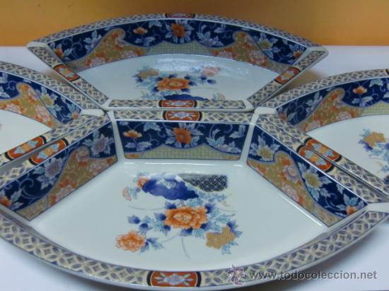 Antig&uuml;edades: Juego oriental de 4 salseras - Foto 2