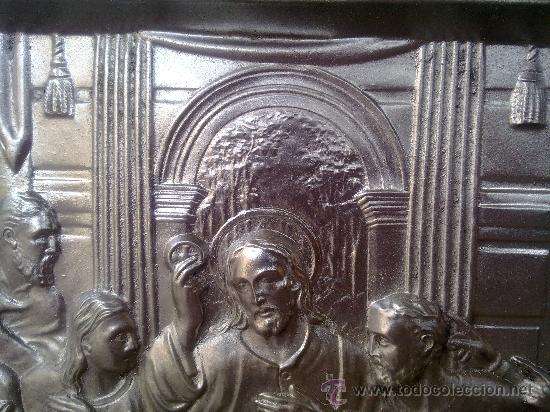 Antig&uuml;edades: antiguo cuadro de la cena santa. - Foto 5