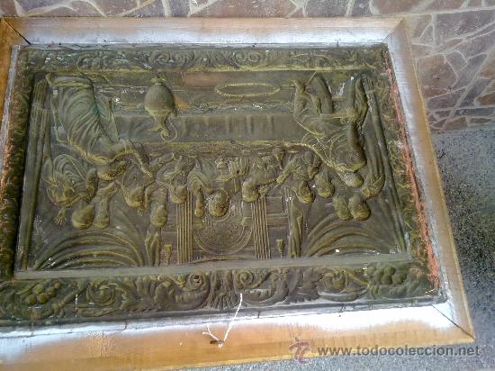 Antig&uuml;edades: antiguo cuadro de la cena santa. - Foto 6