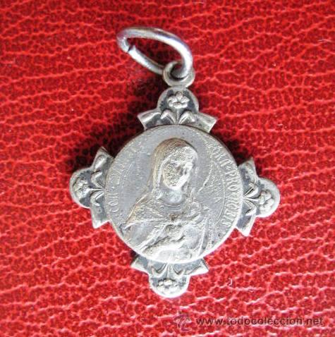 Antig&uuml;edades: MEDALLA DE PLATA. DOBLE CARA... ENVIO GRATIS&iexcl;&iexcl;&iexcl; - Foto 1