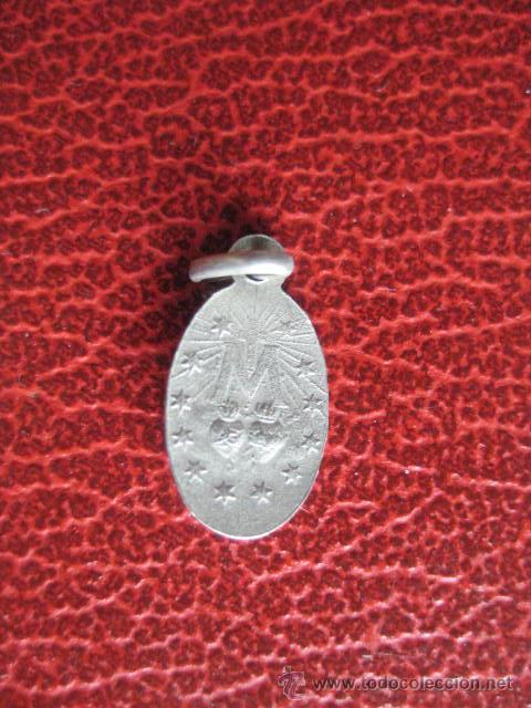 Antig&uuml;edades: MEDALLA PLATEADA..DOBLE CARA.... ENVIO GRATIS&iexcl;&iexcl;&iexcl; - Foto 2
