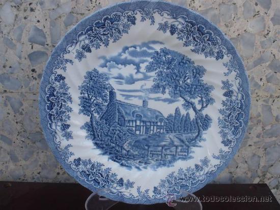 Antig&uuml;edades: plato de porcelana ingles - Foto 1