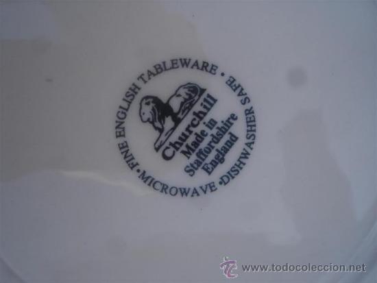 Antig&uuml;edades: plato de porcelana ingles - Foto 2