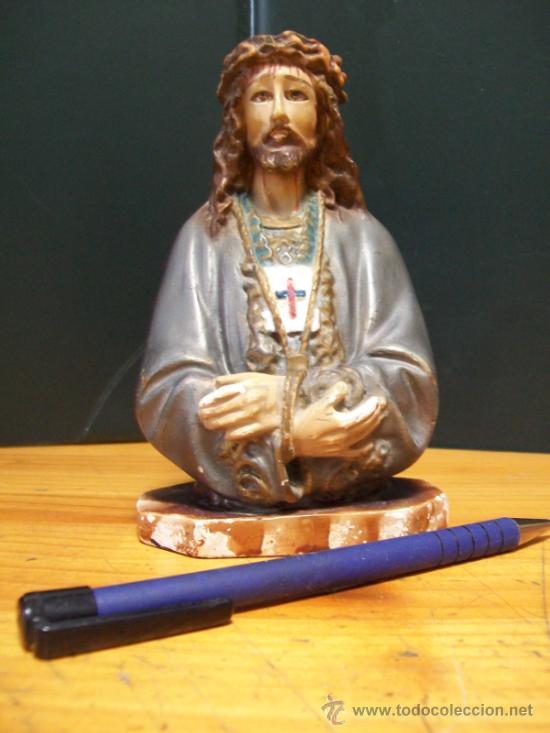 Antiguidades: Cristo de Medinaceli en escayola. A&ntilde;os 70