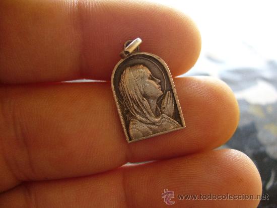 Antig&uuml;edades: Medalla de Plata Religiosa. Virgen. - Foto 1