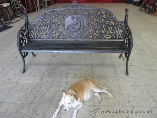 Antig&uuml;edades: BANCO EN HIERRO COLADO - Foto 10