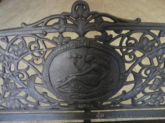 Antig&uuml;edades: BANCO EN HIERRO COLADO - Foto 8