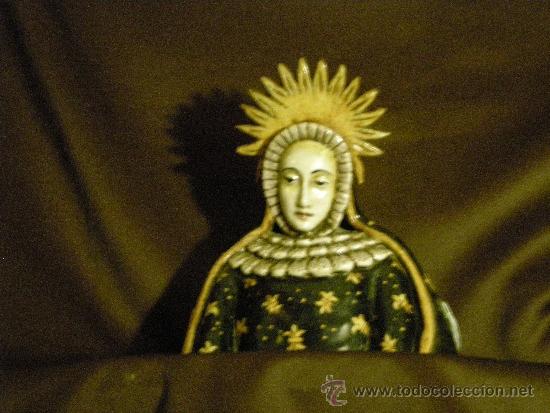 Antig&uuml;edades: Virgen Dolorosa Ceramica - Foto 1