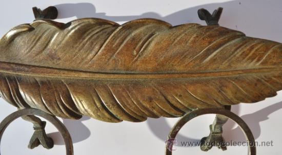 Antig&uuml;edades: ESCRIBANIA FRANCESA EN BRONCE. FINALES S. XIX - Foto 2