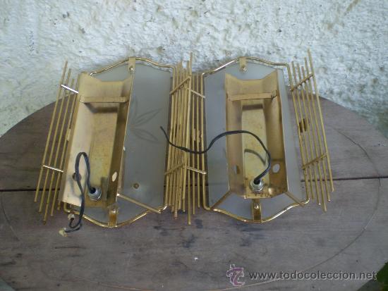 Antig&uuml;edades: 2 ANTIGUOS APLIQUES - Foto 2