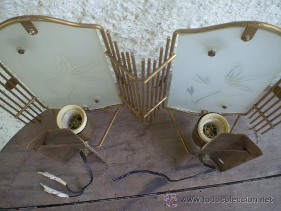 Antig&uuml;edades: 2 ANTIGUOS APLIQUES - Foto 3