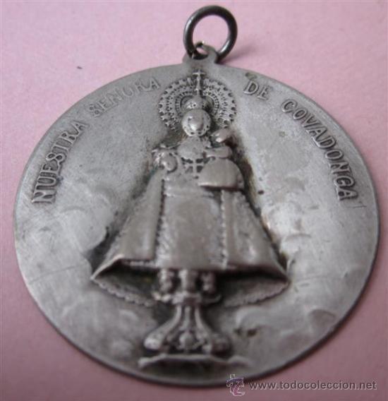 Antig&uuml;edades: Medalla NUESTRA SE&Ntilde;ORA DE COVADONGA - Foto 1