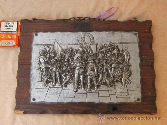 Antiques: KOP. M&Uuml;LLER RELIEVE REMBRANDT, FIRMADO