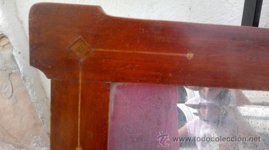 Antig&uuml;edades: ESPEJO MODERNISTA DE 1900 CON CRISTAL BISELADO - Foto 3