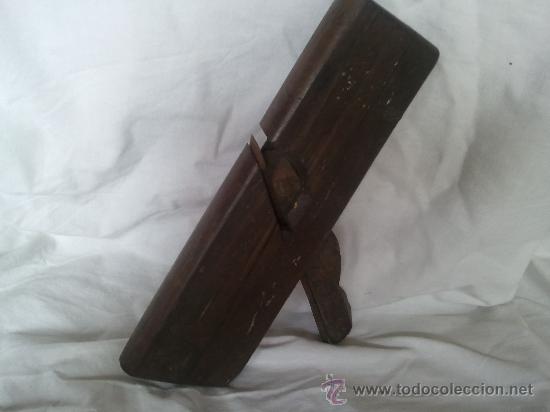 Antig&uuml;edades: Cepillo antiguo manual de carpintero de madera para bordes - Foto 6