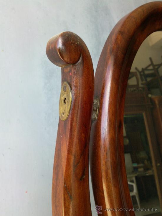 Antig&uuml;edades: Antiguo tocador Isabelino en caoba - Foto 15