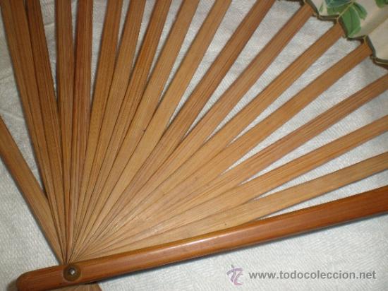 Antig&uuml;edades: abanico chino de madera - Foto 2