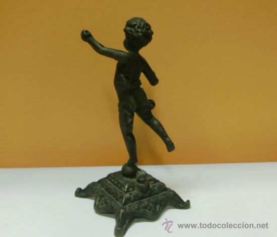 Antig&uuml;edades: Figura de metal - Foto 3