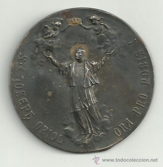 Antig&uuml;edades: MEDALLA SANT JOSEPH ORIOL - Foto 1
