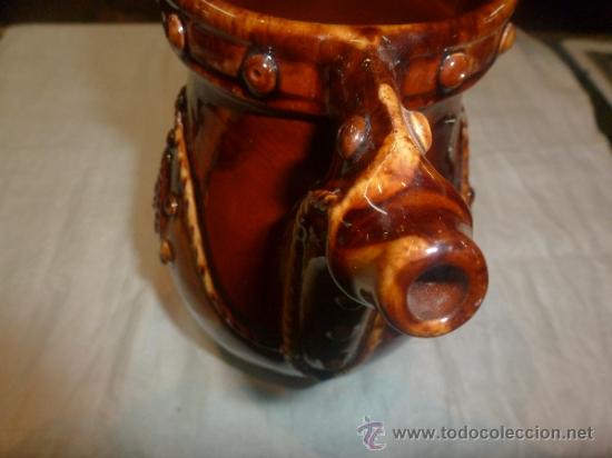 Antig&uuml;edades: jarra de barro esmaltado - Foto 7