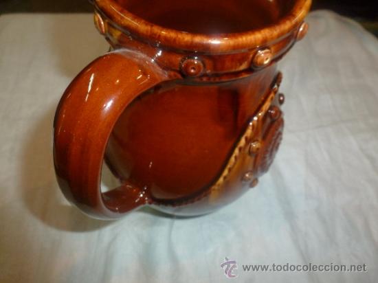 Antig&uuml;edades: jarra de barro esmaltado - Foto 5