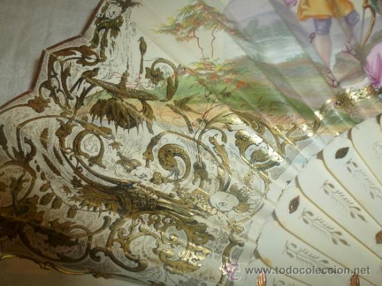 Antig&uuml;edades: abanico  hueso y papel - Foto 2