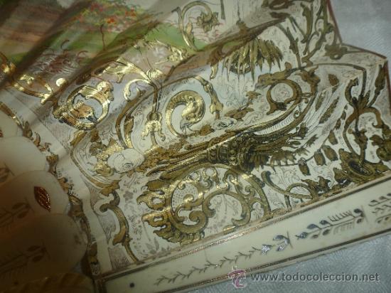 Antig&uuml;edades: abanico  hueso y papel - Foto 7