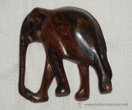 Antiquit&auml;ten: elefante peque&ntilde;o de madera