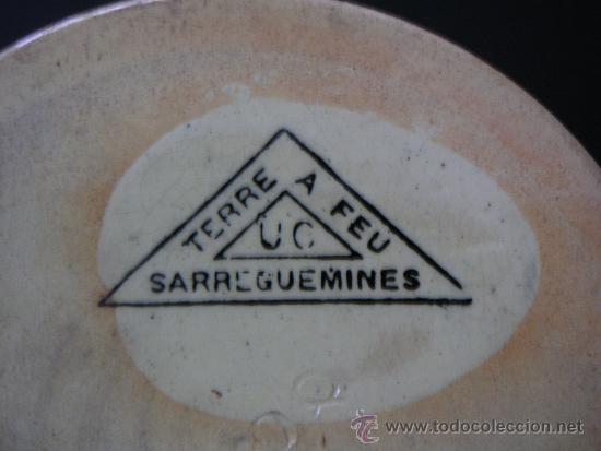 Antig&uuml;edades: Antigua olla Terre a Feu Sarreguemines - Foto 3