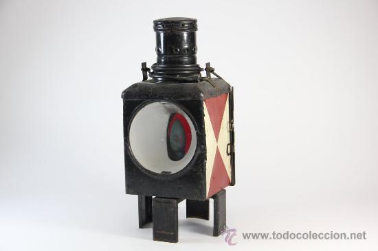 Antig&uuml;edades: Farol de tren. 1900-20 - Foto 1