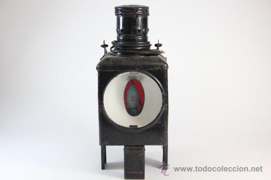 Antig&uuml;edades: Farol de tren. 1900-20 - Foto 2