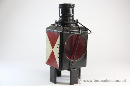 Antig&uuml;edades: Farol de tren. 1900-20 - Foto 3