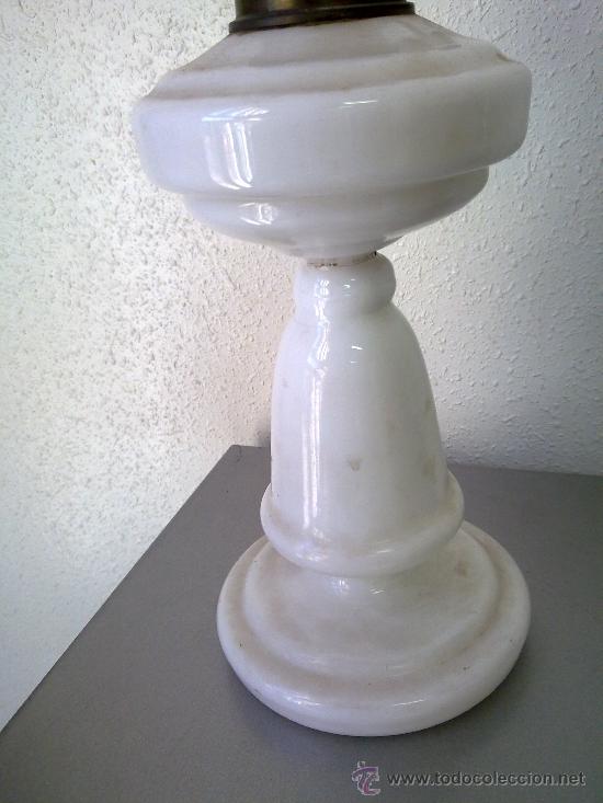 Antig&uuml;edades: antiguo quinque de opalina - Foto 2