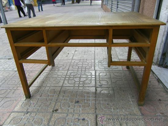 Antig&uuml;edades: MESA DESPACHO-ANTIGUA - Foto 7