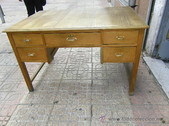 Antig&uuml;edades: MESA DESPACHO-ANTIGUA - Foto 10