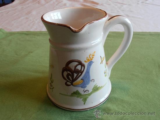 Antig&uuml;edades: JARRA DE CERAMICACON MARCA DE CU&Ntilde;O, 600 ML. - Foto 1