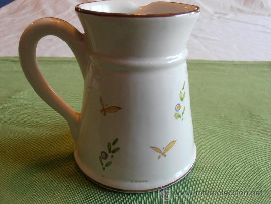 Antig&uuml;edades: JARRA DE CERAMICACON MARCA DE CU&Ntilde;O, 600 ML. - Foto 3