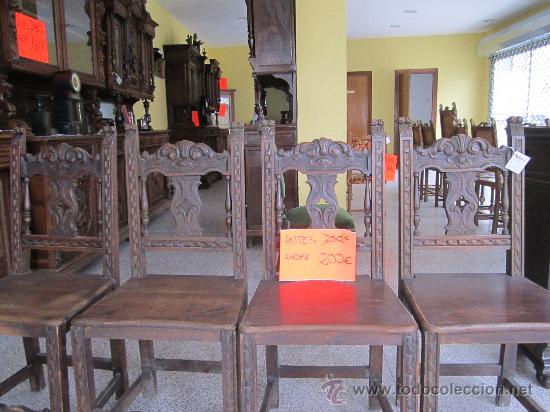 Antig&uuml;edades: Silla de roble - Foto 1