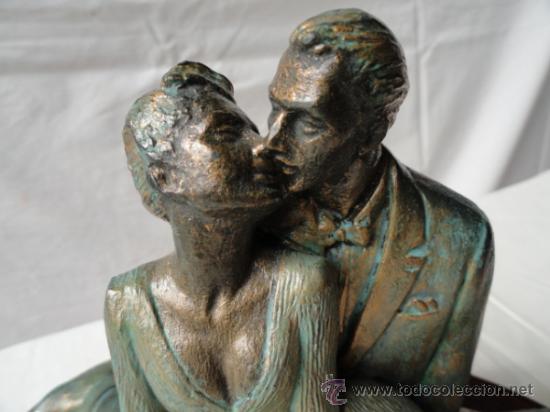 Antig&uuml;edades: FIGURA ENAMORADOS. - Foto 4