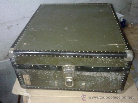 Antig&uuml;edades: maleta inglesa de los a&ntilde;os 30 - Foto 2