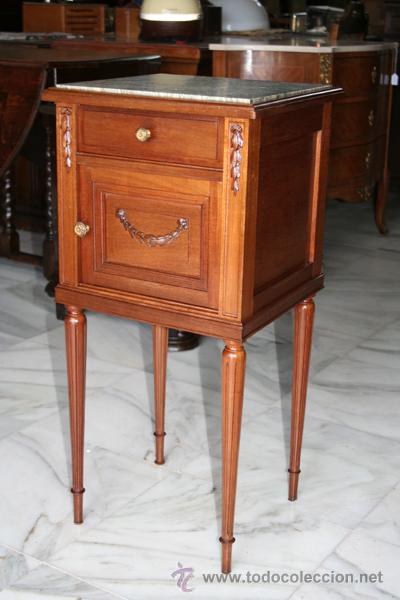 Antig&uuml;edades: MESITA LUIS XVI,ROBLE REF.5286 - Foto 2