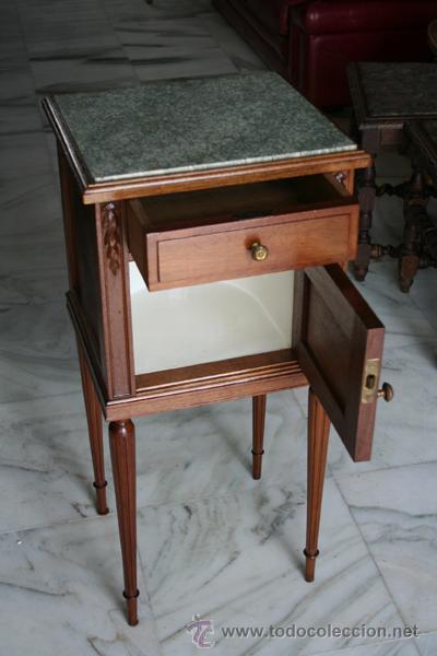 Antig&uuml;edades: MESITA LUIS XVI,ROBLE REF.5286 - Foto 5