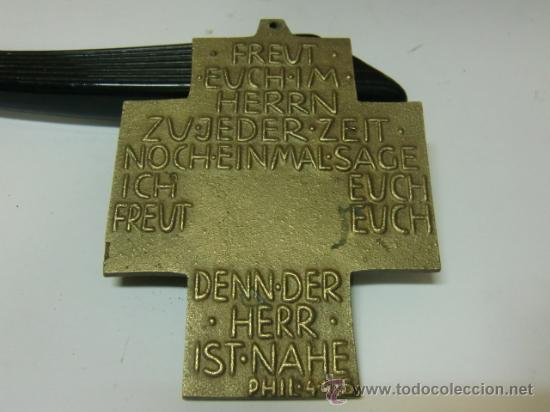 Antig&uuml;edades: Cruz alemana de bronce - Foto 2