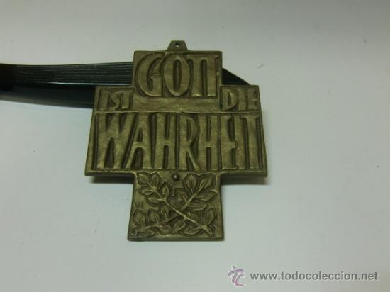 Antig&uuml;edades: Cruz alemana de bronce - Foto 1