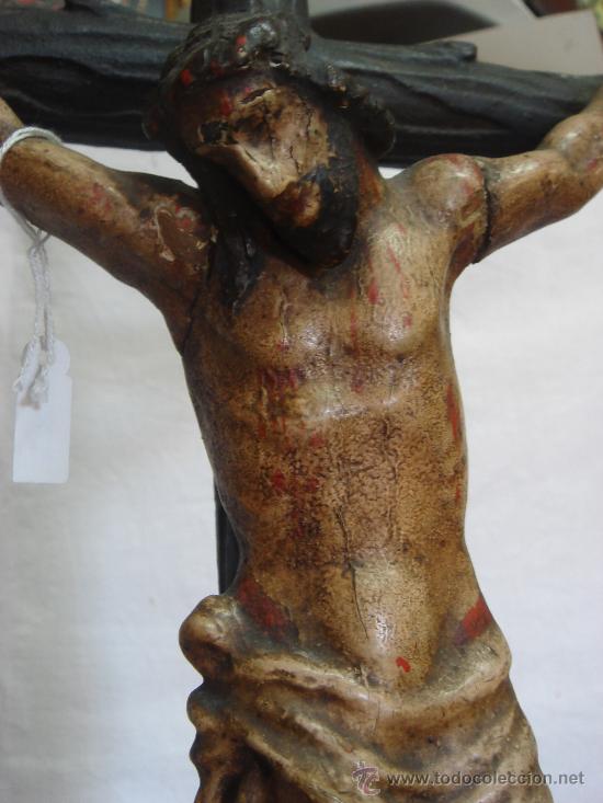Antig&uuml;edades: ANTIGUA TALLA CRISTO CRUCIFICADO - Foto 1